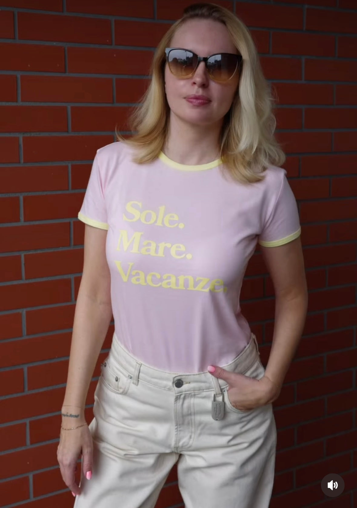 T-Shirt Sole Mare Vacanze.