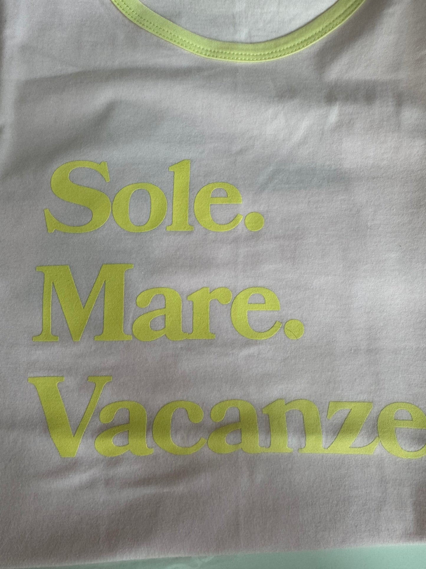 T-Shirt Sole Mare Vacanze.
