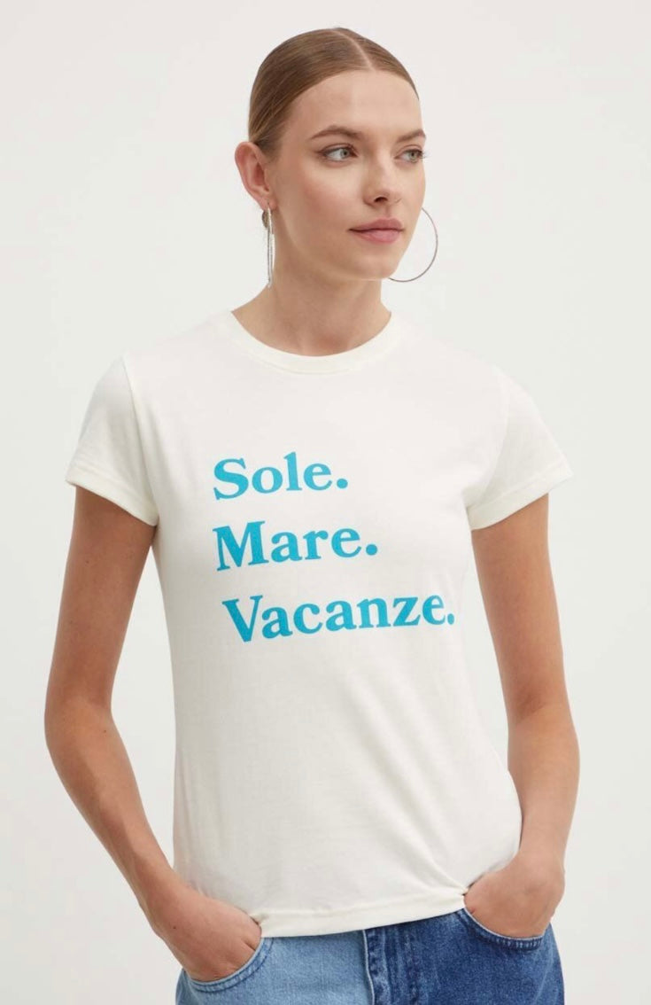T-Shirt Sole Mare Vacanze.