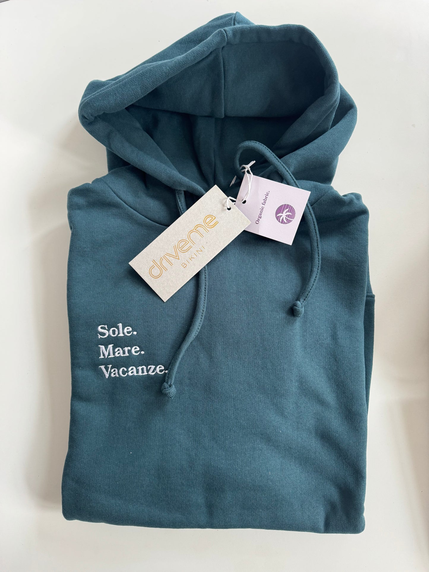 Bluza z kapturem Sole Mare Vacanze zielona