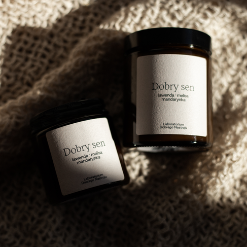 Świeca sojowa: Dobry sen 180ml