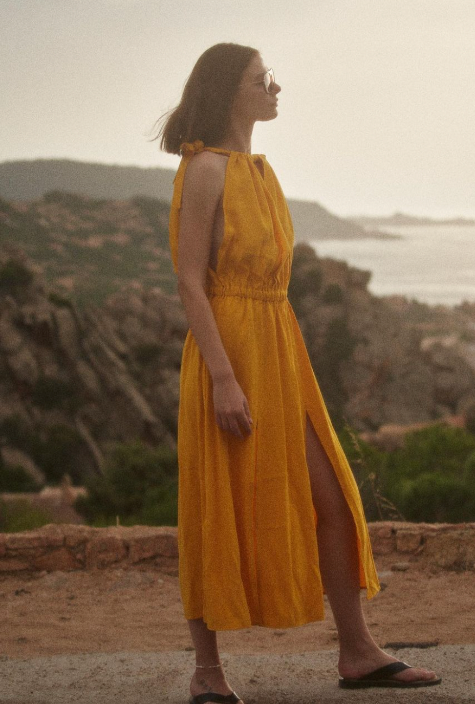 TOSCANA YELLOW - sukienka