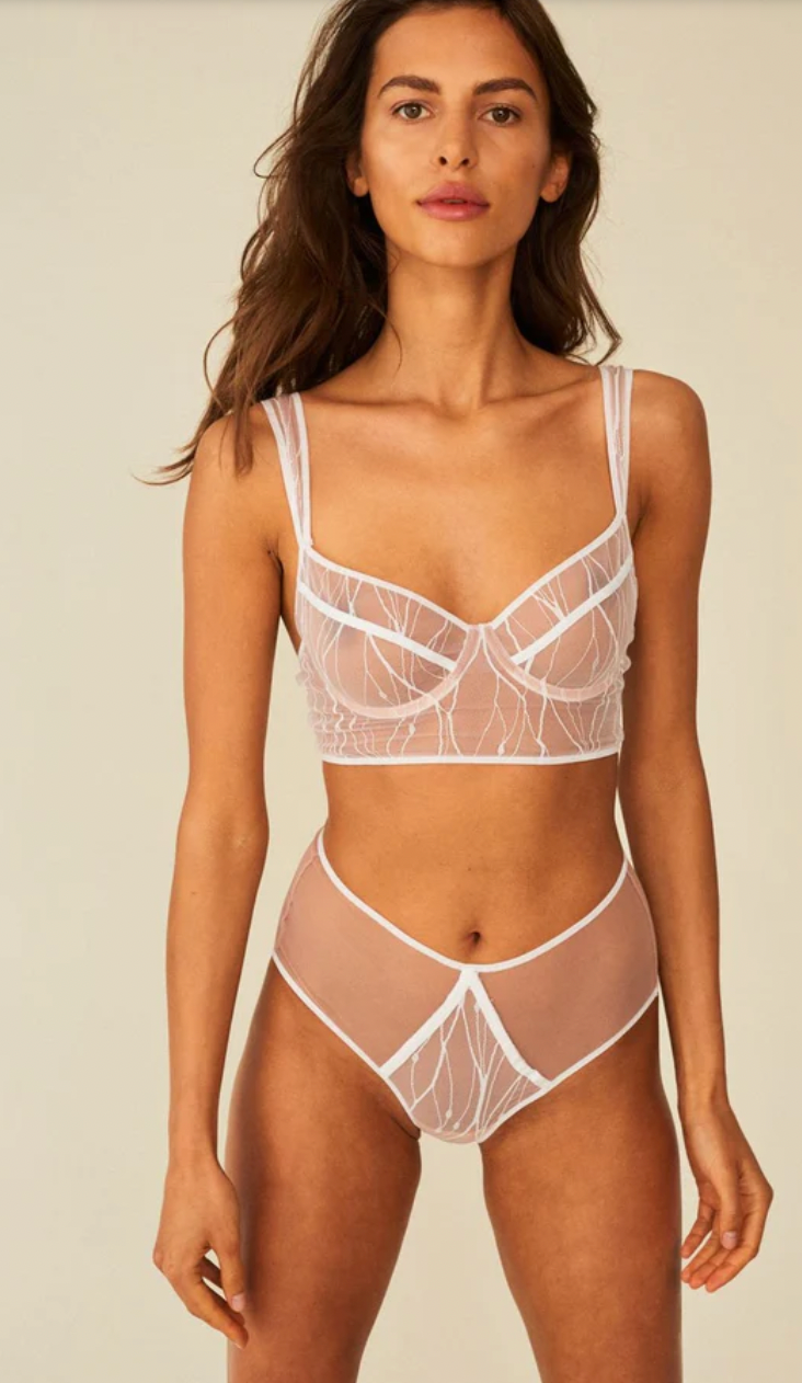 Sky's The Limit Bra White