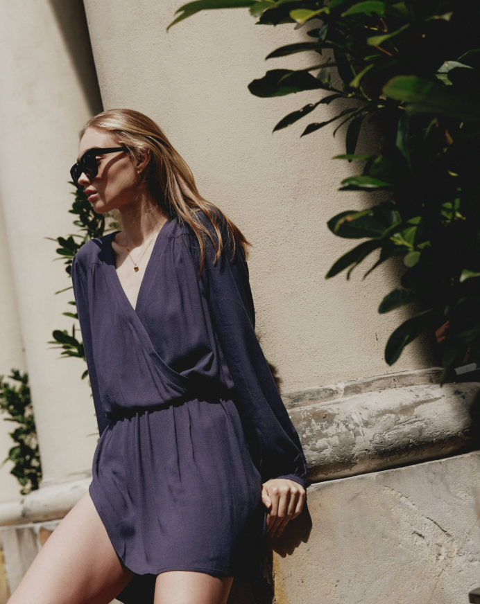 Kate Dress grey-blue