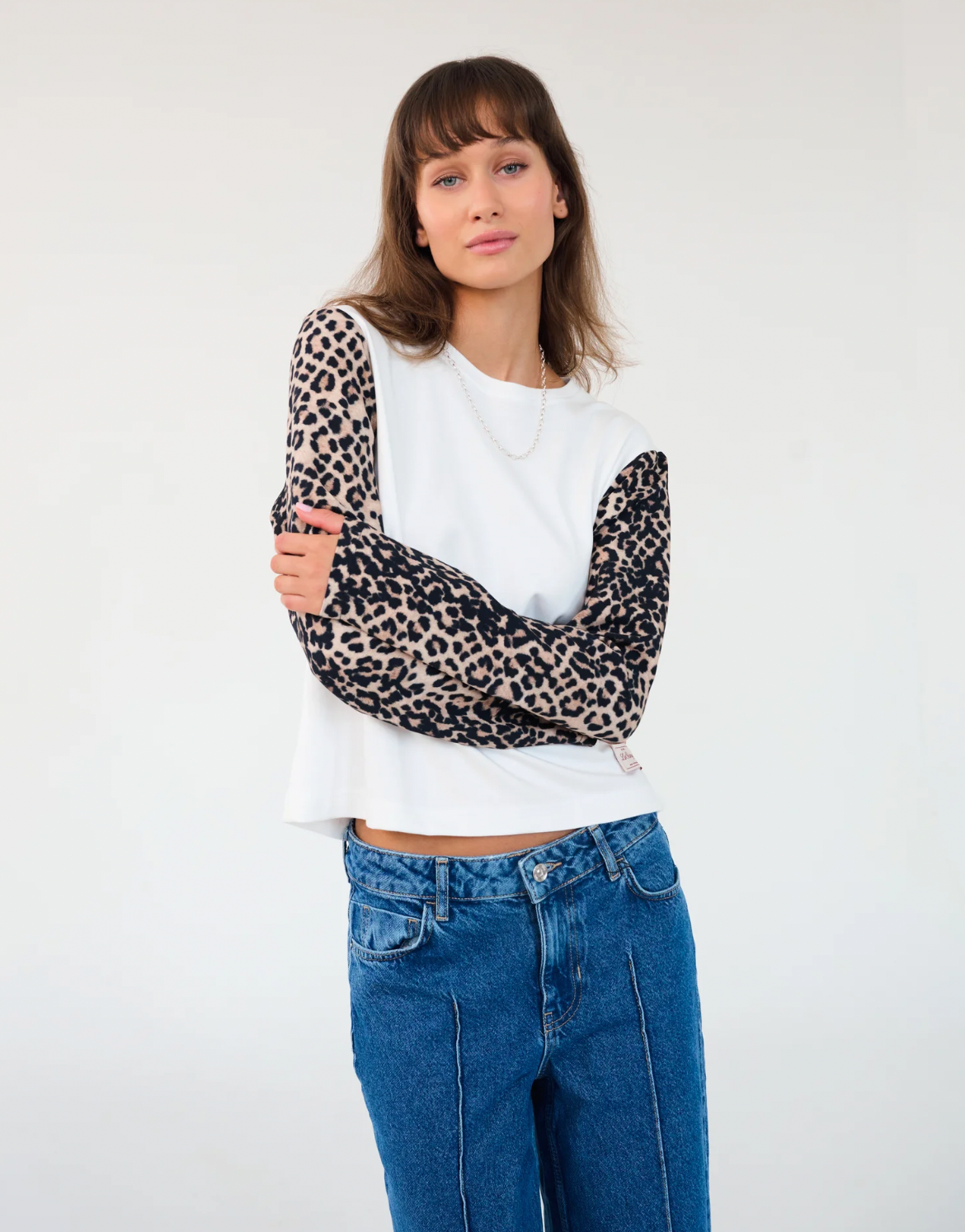 Longsleeve GINA biały