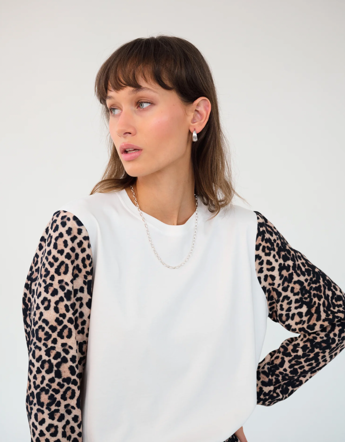 Longsleeve GINA biały