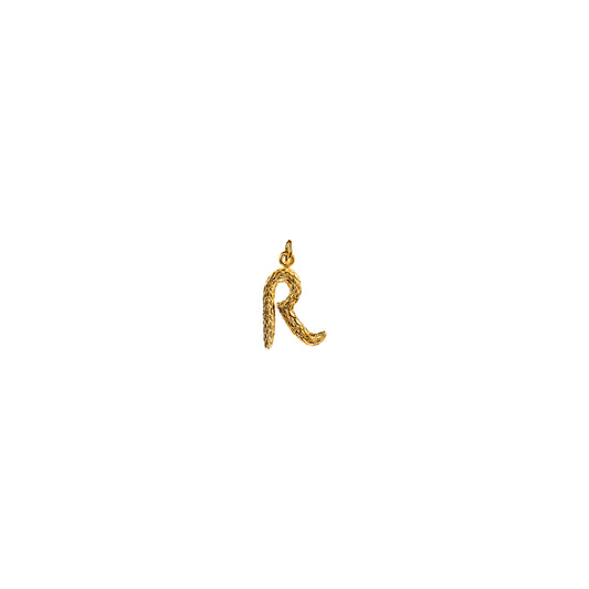 Literki gold "R"