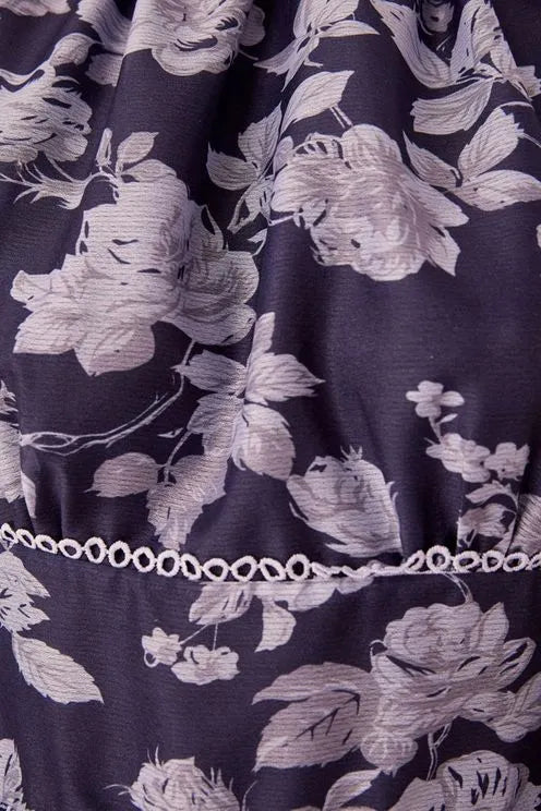 sukienka w kwiaty z falbanami keepsake