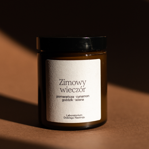 Świeca sojowa: Zimowy wieczór 180ml