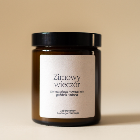 Świeca sojowa: Zimowy wieczór 180ml