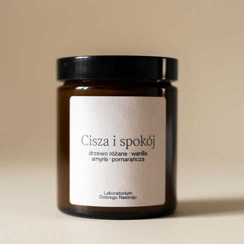 Świeca sojowa: Cisza i spokój 180ml