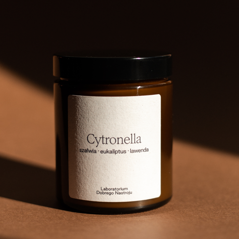 Świeca sojowa: Cytronella 180ml