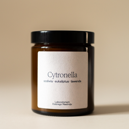 Świeca sojowa: Cytronella 180ml