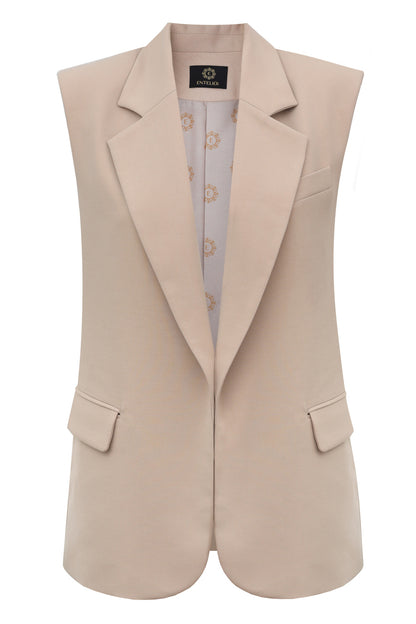 Kamizelka Vivian beżowa