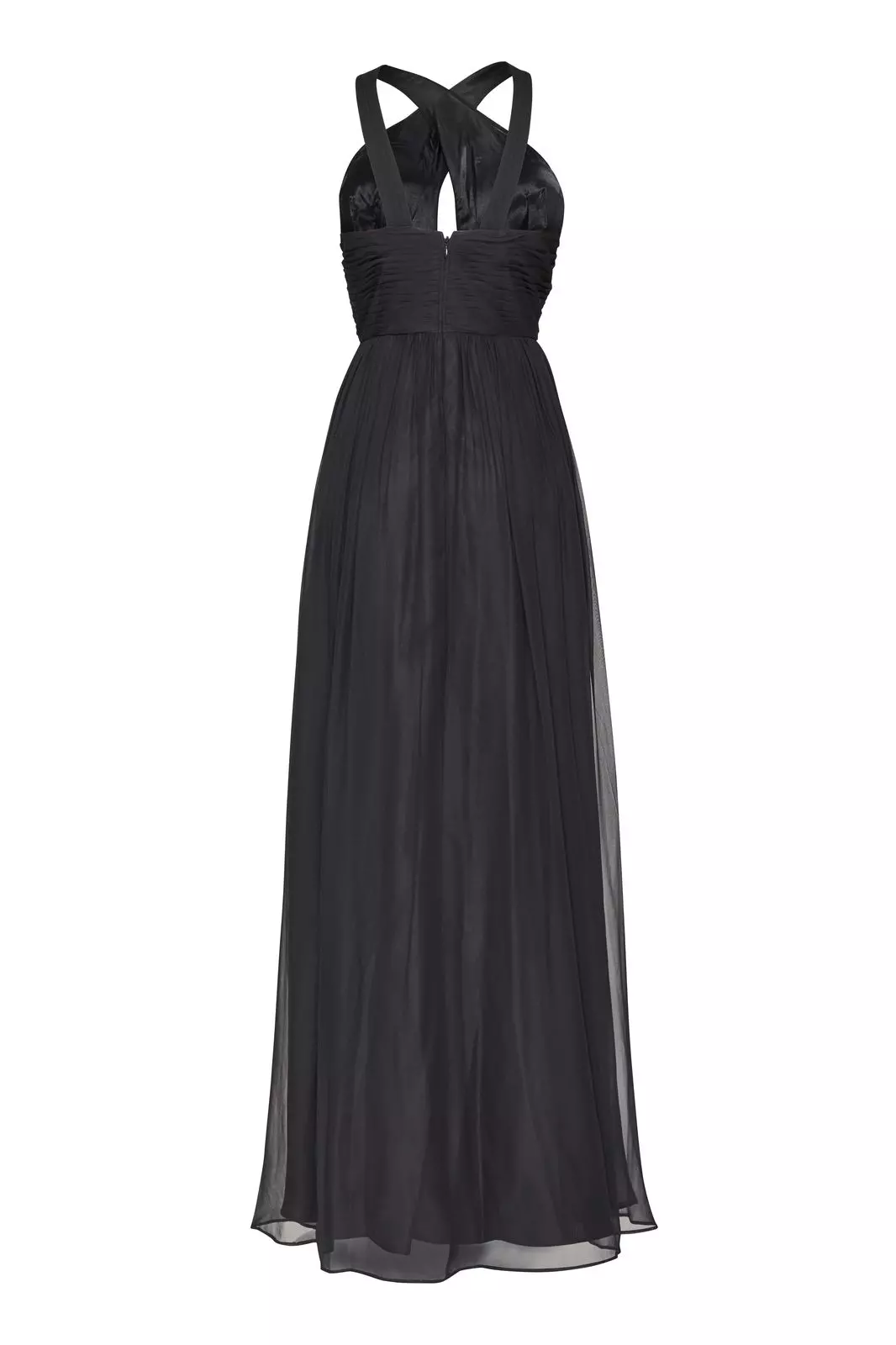 AIDAN MATTOX LACE BLACK - Sukienka wieczorowa