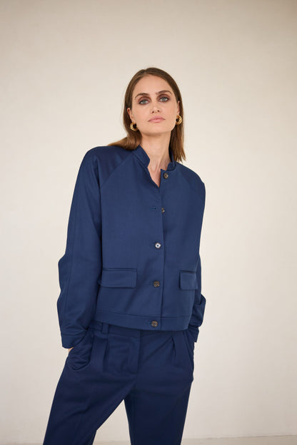 Marynarka Enzo granatowa