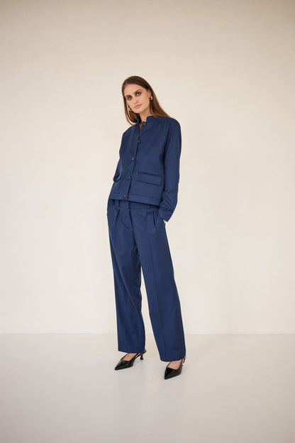 Marynarka Enzo granatowa