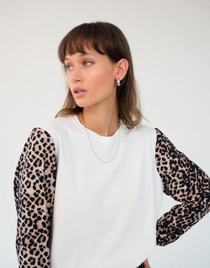 Longsleeve GINA biały