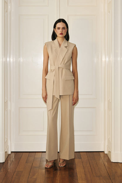 Spodnie Vivian beżowe