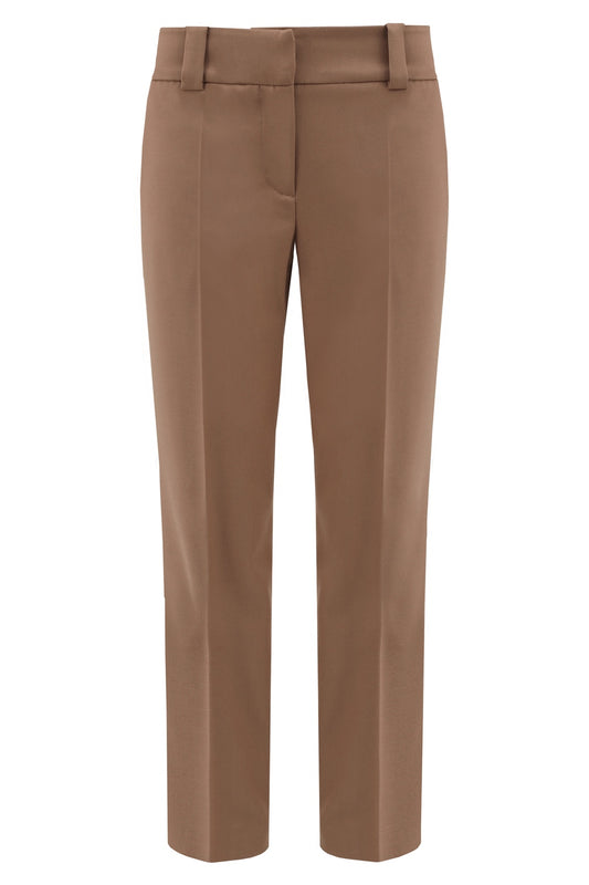 Spodnie cygaretki karmelowe