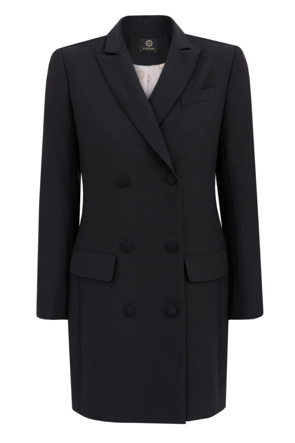 Sukienka marynarkowa czarna