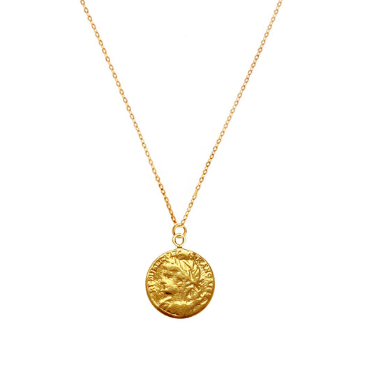 GOLDEN COIN NECKLACE - Naszyjnik